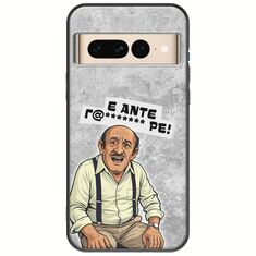 Θήκη Epic Quotes - Πρόβλημα? Google Pixel 7 Pro 5G Black TPU (Μαύρη Σιλικόνη)
