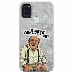 Θήκη Epic Quotes - Πρόβλημα? Samsung Galaxy A21s Flexible TPU (Διάφανη Σιλικόνη)