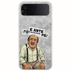 Θήκη Epic Quotes - Πρόβλημα? Samsung Galaxy Z Flip 4 5G Flexible TPU (Διάφανη Σιλικόνη)