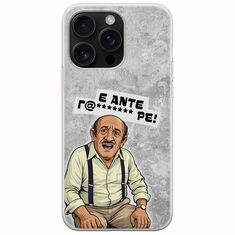 Θήκη Epic Quotes - Πρόβλημα? iPhone 16 Pro Max Flexible TPU (Διάφανη Σιλικόνη)