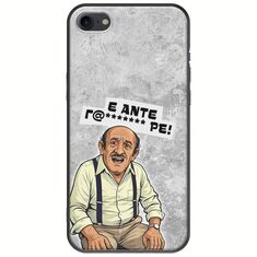 Θήκη Epic Quotes - Πρόβλημα? iPhone 8 Black TPU (Μαύρη Σιλικόνη)