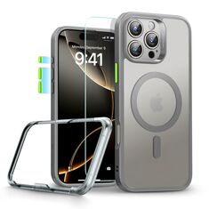 Θήκη ESR Classic Pro Set iPhone 16 Pro Max σε Frosted Grey με υποστήριξη MagSafe