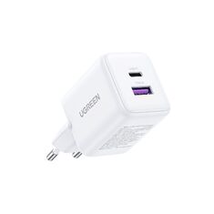 UGREEN X516 30W GaN Fast Charger USB-C USB-A White