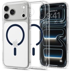 Spigen Ultra Hybrid Mag MagSafe Clear Deep Blue για iPhone 17 Pro Max