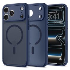 Θήκη Spigen Ultra Hybrid MagFit Frost Deep Blue για iPhone 17 Pro και iPhone 18 Prov