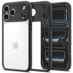 Θήκη Spigen Ultra Hybrid Matte Black για iPhone 17 Pro και iPhone 18 Pro