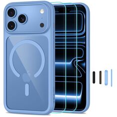 Θήκη Tech Protect MagOne MagSafe CC Light Blue Clear για iPhone 17 Pro και iPhone 18 Pro