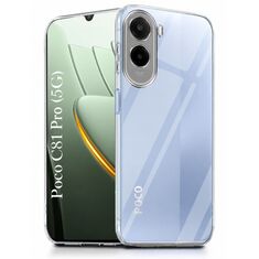 Διάφανη θήκη σιλικόνης TPU 1.5mm για Xiaomi Poco C81 Pro - Frogs.gr