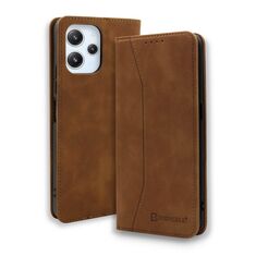 Θήκη Bodycell Book Case PU Leather Xiaomi Redmi 12 4G / 5G Brown καφέ τύπου βιβλίου