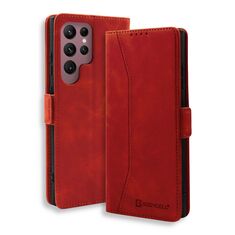 Θήκη Bodycell Book Case PU Leather Samsung Galaxy S26 Ultra 5G Κόκκινη Red