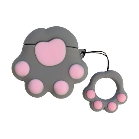 Θήκες για AirPods 1 / 2 με σχέδιο πατούσας γάτας - Προστασία και στυλ για τα ακουστικά σας