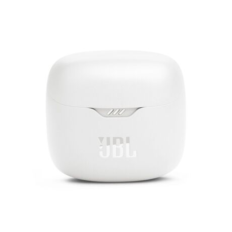 Κλειστή θήκη  των JBL Tune Flex TWS Wireless - White με κομψό, minimal σχεδιασμό