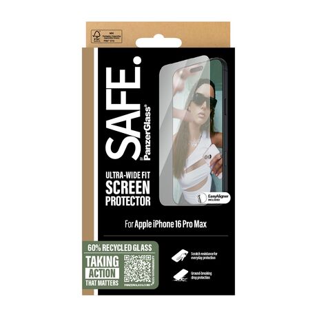 Διαφανές προστατευτικό Safe by PanzerGlass – Διατήρηση της φωτεινότητας και της ευκρίνειας της οθόνης