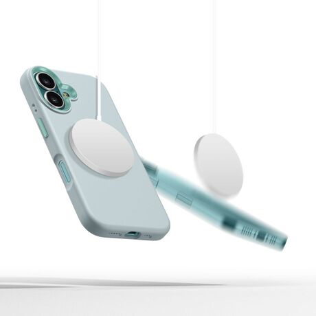 TECH-PROTECT SILICONE PURE MAGSAFE IPHONE 16 SKY BLUE-1
