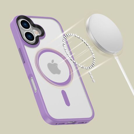 Θήκη Κινητού Tech Protect iPhone 16 Magmat  Magsafe - Matte Mauve-3