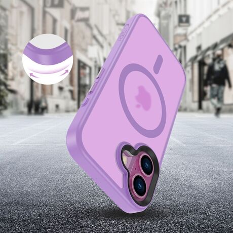 Θήκη Κινητού Tech Protect iPhone 16 Magmat  Magsafe - Matte Mauve-1
