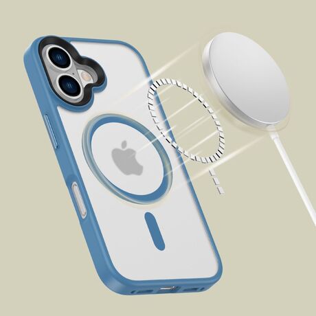 Θήκη κινητού Tech Protect iPhone 16 Magmat  Magsafe - Matte Ultra Marine-3