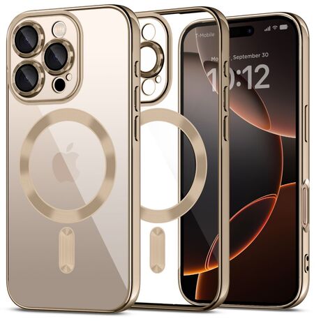 Θήκη Tech Protect MagFlex - Shinny Desert για iPhone 16 Pro Max - Εμπρόσθια όψη, μοντέρνος και λαμπερός σχεδιασμός.