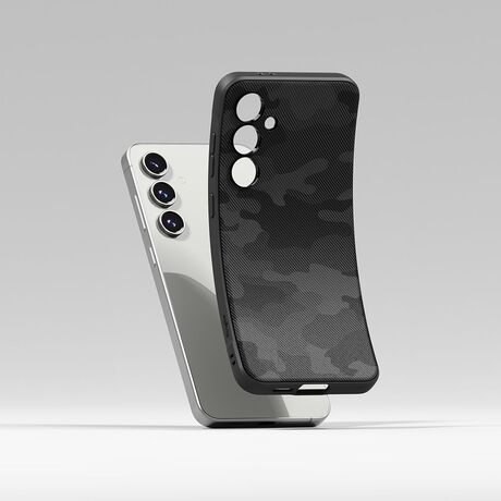 Θήκη Ringke Onyx Black για Samsung S24 FE - Προστατευτικά υπερυψωμένα άκρα για οθόνη και κάμερα.