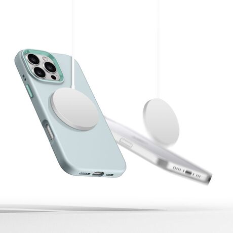 Θήκη κινητού Tech Protect iPhone 16 Pro Silicone Pure Magsafe - Sky Blue-1