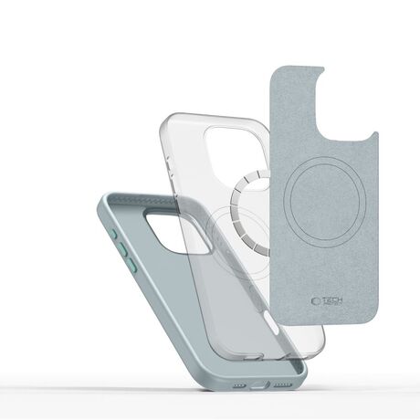 Θήκη κινητού Tech Protect iPhone 16 Pro Silicone Pure Magsafe - Sky Blue-2