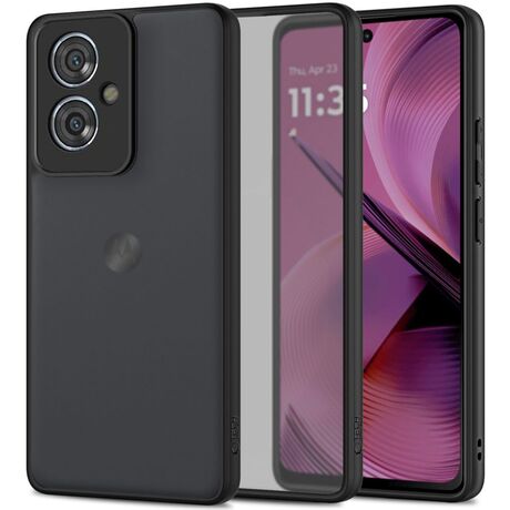 Tech-Protect Magmat Θήκη Matte Black τοποθετημένη σε Motorola Moto G55 5G