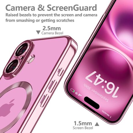 Κομψός και λεπτός σχεδιασμός της θήκης Tech Protect iPhone 16 Magflex.