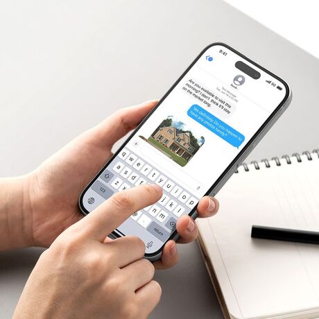 Αντιδαχτυλική επικάλυψη του Ringke Tempered Glass Easy Slide για iPhone 15 / 16