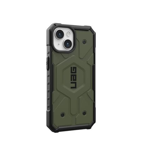 Πλάγια λεπτομέρεια θήκης UAG Pathfinder Olive Drab για iPhone 15 Pro