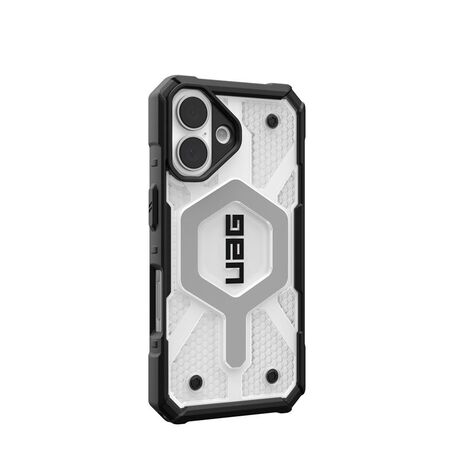 Πλάγια όψη της θήκης UAG Pathfinder MagSafe Ice, δείχνοντας την ανθεκτική κατασκευή.
