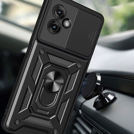 Πλάγια όψη της θήκης Camshield Pro με ενισχυμένες γωνίες για απορρόφηση κραδασμών