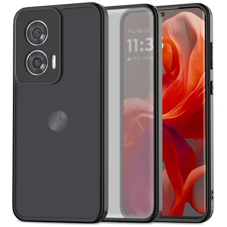 Θήκη Tech-Protect Magmat Matte Black για Motorola Moto G85 5G με ματ φινίρισμα και διπλή προστασία.