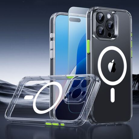 Διαφανής θήκη iPhone 16 Pro Max με τεχνολογία Halolock από ESR