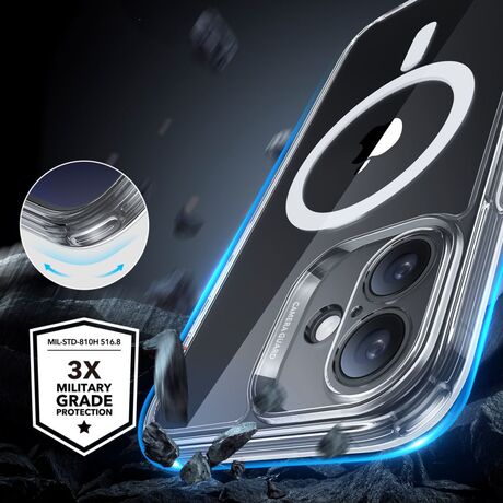Θήκη iPhone 16 με ενισχυμένες γωνίες Air Guard σε Clear