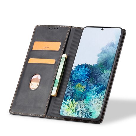 Μαύρη θήκη προστασίας iPhone 16 Plus από PU δέρμα