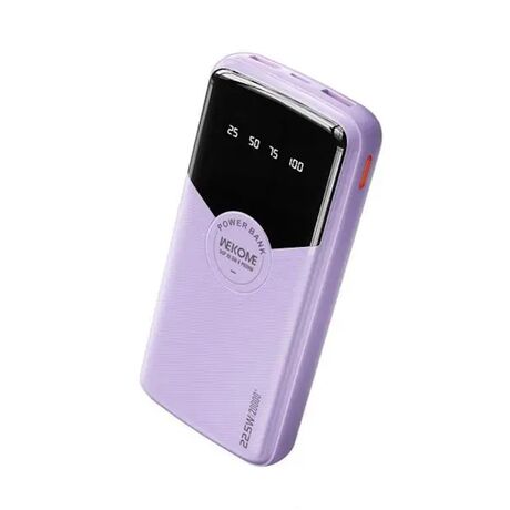 Power Bank WK Minre WP-43 10000mAh με τρεις θύρες φόρτισης - Μωβ