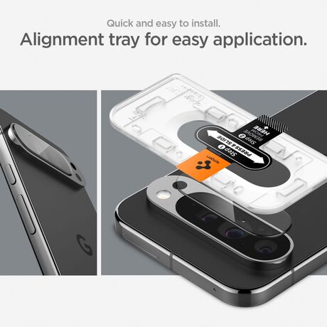 Εγκατάσταση του Spigen Optik.TR EZ Fit στο Pixel 9 Pro