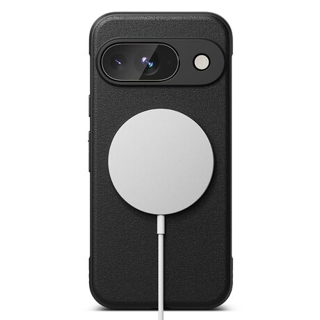Θήκη Ringke Onyx Magnetic Magsafe μαύρη για Google Pixel 9 5G - Οπίσθια όψη με μαγνητική τεχνολογία.