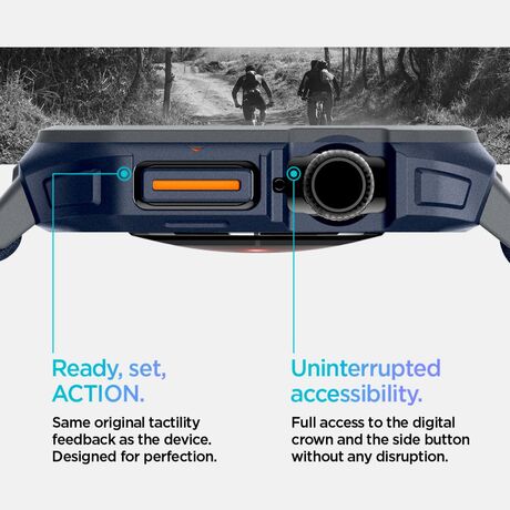 Η θήκη Spigen Lite Fit Pro προσφέρει πρόσβαση σε όλες τις λειτουργίες του Apple Watch 10."