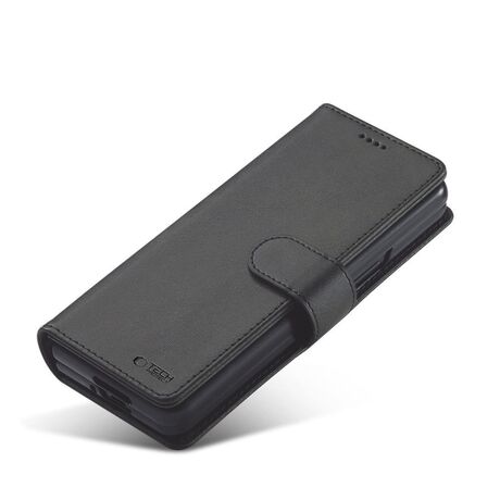 Μαγνητικό κλείσιμο στη θήκη Tech Protect Wallet Black για Samsung Galaxy Z Fold 6.