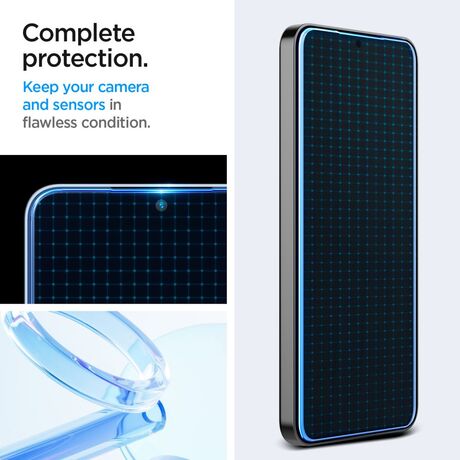 Προστατευτικό τζάμι Spigen GLAS.tR EZ Fit με τεχνολογία εύκολης εφαρμογής