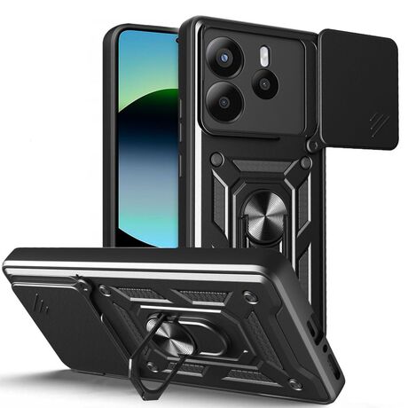 Θήκη Tech-Protect Camshield Pro για Xiaomi Redmi Note 14 5G - ΜαύρηΑνθεκτική θήκη Xiaomi Redmi Note 14 5G με συρόμενο κάλυμμα κάμερας