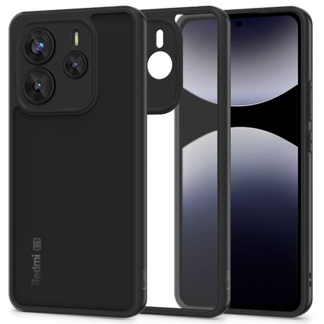 Tech-Protect Magmat Matte Black - Μπροστινή όψη σε Xiaomi Redmi Note 14  5G