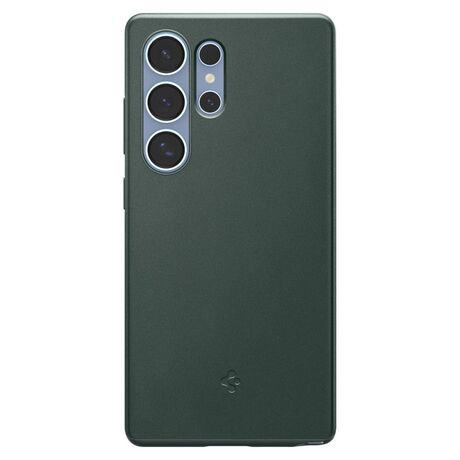 Θήκη Spigen Thin Fit σε Abyss Green τοποθετημένη σε Samsung Galaxy S25 Ultra 5G