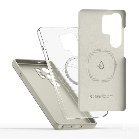 Premium προστατευτική θήκη Liquid Silicone Cosmic Latte για Samsung S25 Ultra
