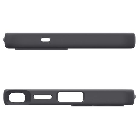 Πίσω όψη της θήκης Spigen Silicone Fit (MagFit) με έμφαση στην προστασία της κάμερας