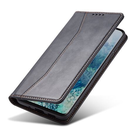 Realme C61 / C63 4G μέσα στη θήκη Bodycell PU Leather Book, με εργονομικό σχεδιασμό.