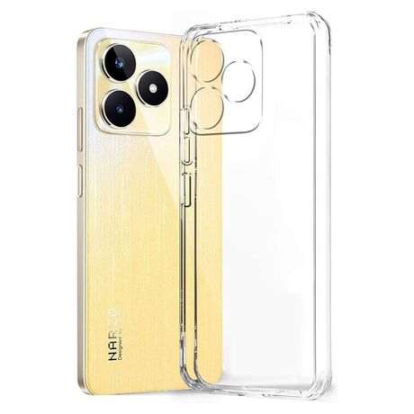 Διάφανη θήκη σιλικόνης για Realme C53 με λεπτό σχεδιασμό