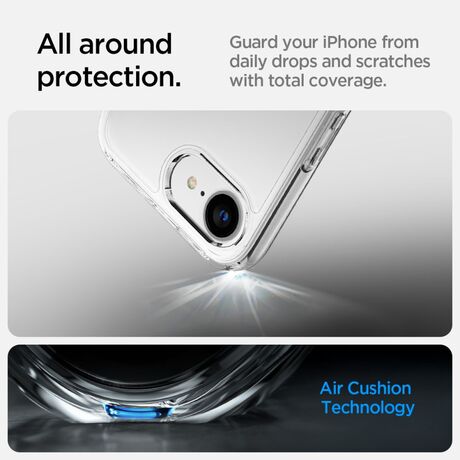 Αντοχή στο κιτρίνισμα – Spigen Ultra Hybrid Crystal Clear θήκη iPhone 16e