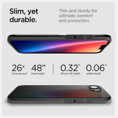 Minimal ματ φινίρισμα Spigen Thin Fit MagSafe Black